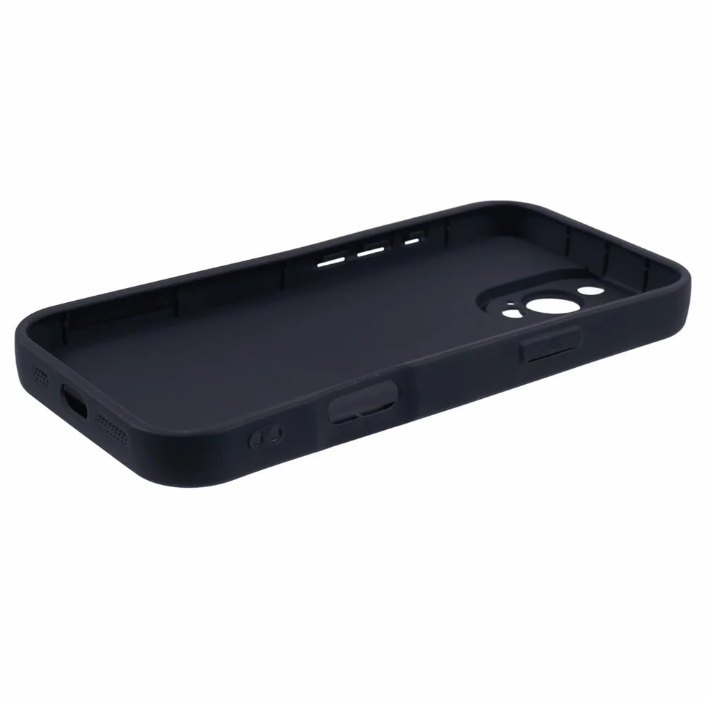 For iPhone 16 Pro Case Grooved Design TPU Anti-Slip Phone Cover - Black - 4