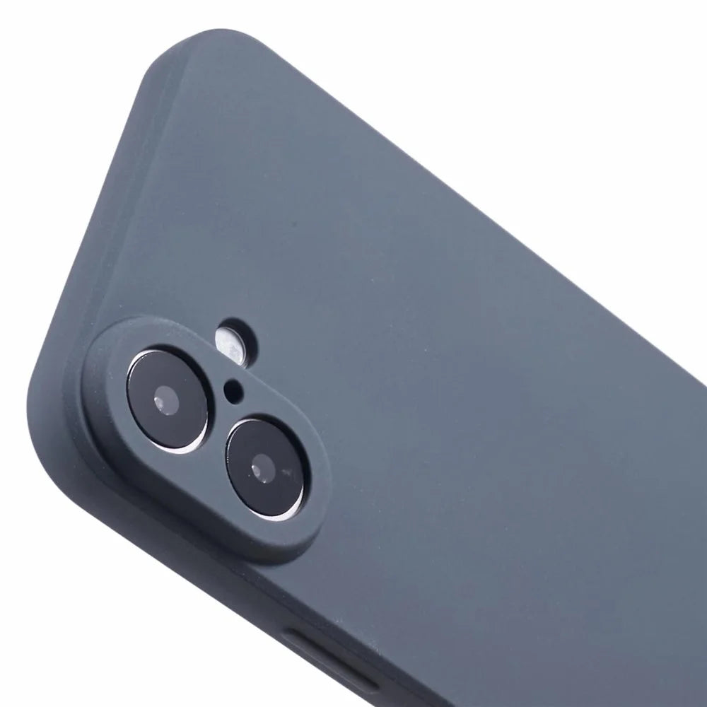 For iPhone 16 Case Matte TPU Non-Slip Protective Phone Cover - Grey - 6