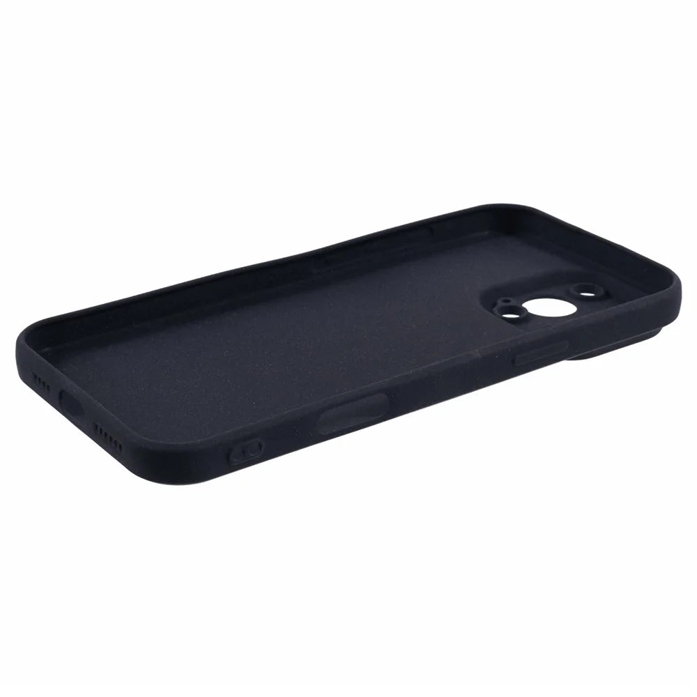 For iPhone 16 Pro Max Case Matte TPU Non-Slip Protective Phone Cover - Black - 4