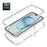 For iPhone 16 Case Shockproof TPU+PC Hybrid Phone Cover - Transparent - 3