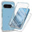 For Google Pixel 9 / 9 Pro Case TPU+PC Full Protection Shockproof Phone Cover with PET Screen Guard - Transparent - 1
