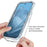 For Google Pixel 9 / 9 Pro Case TPU+PC Full Protection Shockproof Phone Cover with PET Screen Guard - Transparent - 2