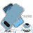 For Google Pixel 9 / 9 Pro Case TPU+PC Full Protection Shockproof Phone Cover with PET Screen Guard - Transparent - 3