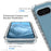 For Google Pixel 9 / 9 Pro Case TPU+PC Full Protection Shockproof Phone Cover with PET Screen Guard - Transparent - 4