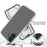 For iPhone 16 Plus Case TPU+PC Full Protection Shockproof Phone Cover with PET Screen Guard - Transparent - 3