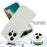 For iPhone 16 Pro Case TPU+PC Full Protection Shockproof Phone Cover with PET Screen Guard - Transparent - 2