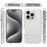 For iPhone 16 Pro Case TPU+PC Full Protection Shockproof Phone Cover with PET Screen Guard - Transparent - 5