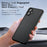 For Samsung Galaxy A06 4G Case Skin-Touch TPU + PC Matte Phone Back Cover, Transparent Black - 7