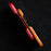 For iPhone 16 Plus Case Dual Card Slots PU Leather + Hard PC Phone Cover - Orange - 6