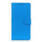 For iPhone 17e / 16e Wallet Case PU Leather Phone Cover Litchi Texture - Blue - 6