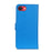 For iPhone 17e / 16e Wallet Case PU Leather Phone Cover Litchi Texture - Blue - 7