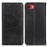 For iPhone 17e / 16e Case Split Leather Flip Wallet Phone Cover - Black - 1