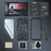 LUPHIE For iPhone 16 Pro Max Case Sports Car Design Shockproof Metal+TPU Phone Cover with Screen Protector - Black - 7