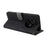 For Realme 14 Pro Lite 5G / 13 Pro 5G (Global) / 13 Pro+ 5G (Global) Wallet Case RFID Blocking PU Leather Cover Stand View - Black - 4