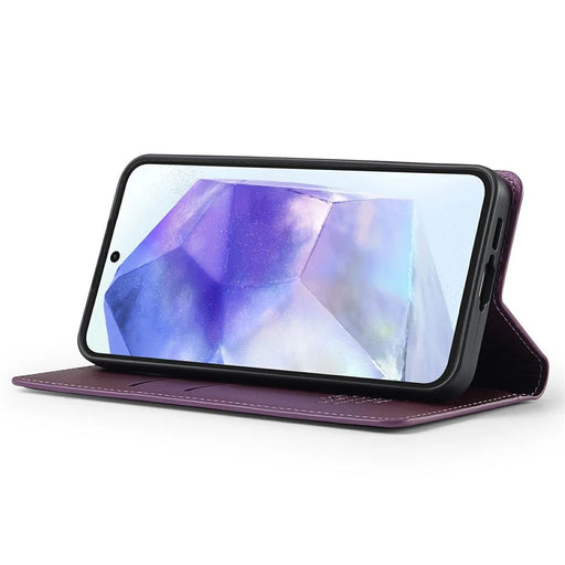 LC.IMEEKE L1 Series for Samsung Galaxy A16 5G / A16 4G Case PU Leather Wallet Stand Protective Phone Cover - Purple - 2
