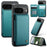 For Google Pixel 10 Pro / 10 / 9 Pro / 9 Phone Case CASEME C22 Leather Back Cover with RFID Blocking Card Slots - Green - 1