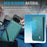 JEEHOOD J05 For Google Pixel 9 / Pixel 9 Pro Case Leather Mobile Cover with Detachable Magnetic Card Bag - Cyan - 7
