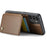 JEEHOOD J05 For Samsung Galaxy A13 5G Case Leather Mobile Cover with Detachable Magnetic Card Bag - Brown - 3