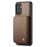 JEEHOOD J05 For Samsung Galaxy A13 5G Case Leather Mobile Cover with Detachable Magnetic Card Bag - Brown - 4