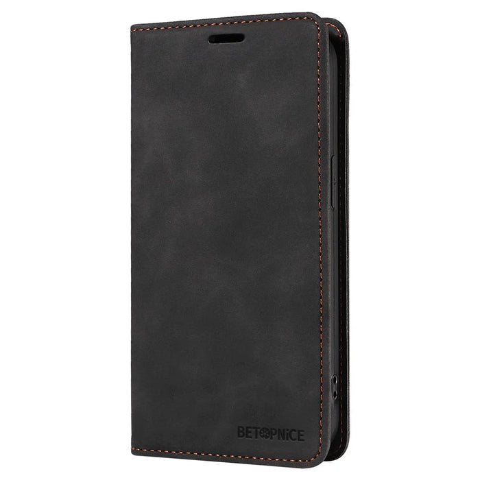 BETOPNICE 003 For OnePlus Nord 4 Wallet Case Leather Phone Cover with Stand - Black - 6