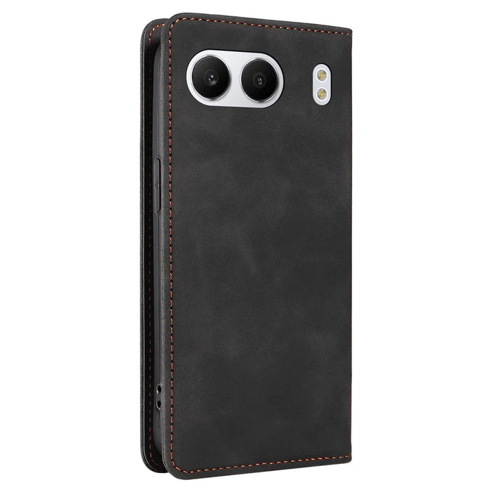 BETOPNICE 003 For OnePlus Nord 4 Wallet Case Leather Phone Cover with Stand - Black - 7