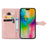 For iPhone 16 Plus Case Mandala Embossed Design Leather Wallet Phone Cover - Rose Gold - 2
