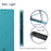 VILI DMX Series For Google Pixel 9 Pro / Pixel 9 Case Card Slot PU Leather Stand Phone Cover - Blue - 5
