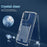 For iPhone 16 Pro Max Clear Case TPU+PC+Acrylic Cell Phone Case with Card Holder - 6