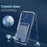 For iPhone 16 Plus Clear Case TPU+PC+Acrylic Cell Phone Case with Card Holder - 6