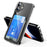 For iPhone 16 Clear Case TPU+PC+Acrylic Cell Phone Case with Card Holder - 2