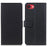 For iPhone 17e / 16e Case PU Leather Stand Wallet Phone Cover - Black - 1