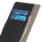For iPhone 17e / 16e Case PU Leather Stand Wallet Phone Cover - Black - 5
