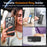 For iPhone 16 Pro Max Case Compatible with MagSafe Rotatable Ring Kickstand TPU+PC Phone Cover - Black - 4