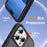 For iPhone 16 Pro Max Case Compatible with MagSafe Ring Holder Kickstand TPU+PC Phone Cover - Black - 6