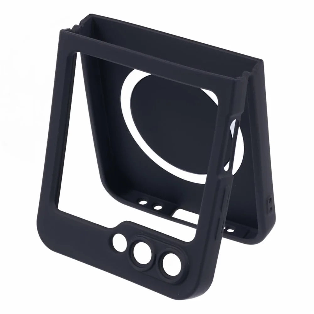 For Samsung Galaxy Z Flip7 FE 5G / Z Flip6 5G Magnetic Case Shockproof TPU Phone Cover - Black - 4