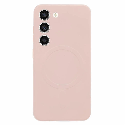 For Samsung Galaxy S23 Case Shockproof TPU Phone Cover Magnetic Case - Pink - 1