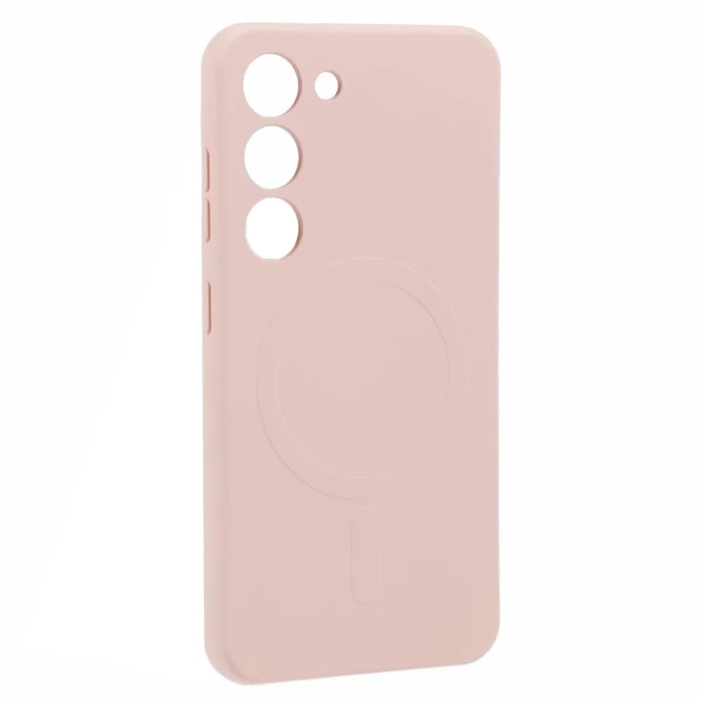 For Samsung Galaxy S23 Case Shockproof TPU Phone Cover Magnetic Case - Pink - 3