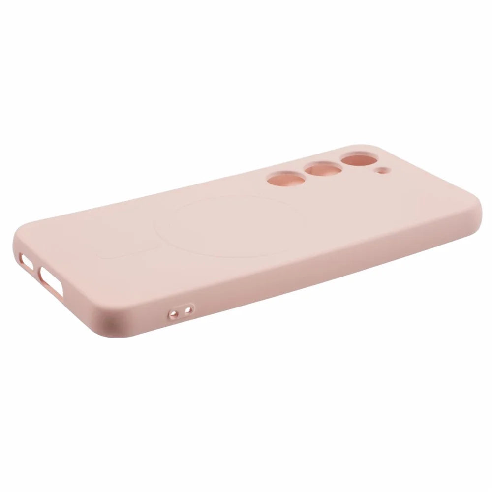 For Samsung Galaxy S23 Case Shockproof TPU Phone Cover Magnetic Case - Pink - 6