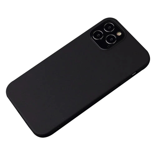 For iPhone 16 Pro TPU Phone Case Matte Anti-Fingerprint Protective Cover - Black - 1