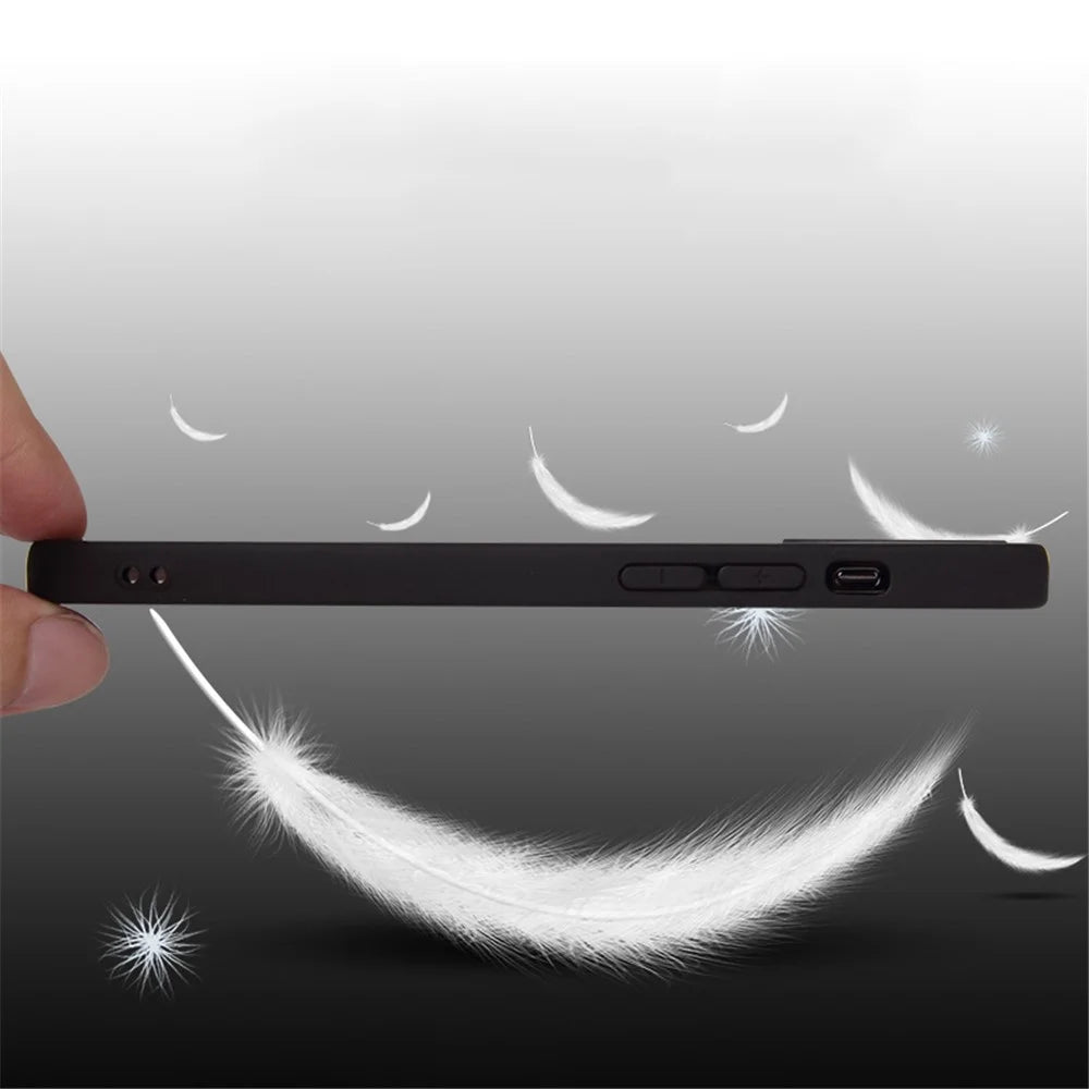 For iPhone 16 Pro TPU Phone Case Matte Anti-Fingerprint Protective Cover - Black - 5