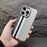 For iPhone 15 Pro Case Compatible with MagSafe Carbon Fiber Texture PC Phone Cover - Baby Blue Vertical Stripes - 4