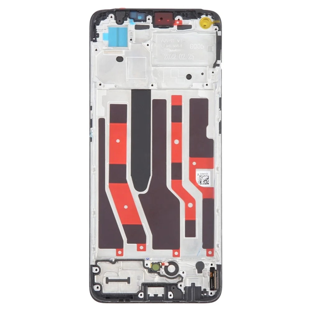 For Oppo Reno7 4G OEM Grade S AMOLED Screen and Digitizer Assembly + Frame Part (Without Logo) - 3