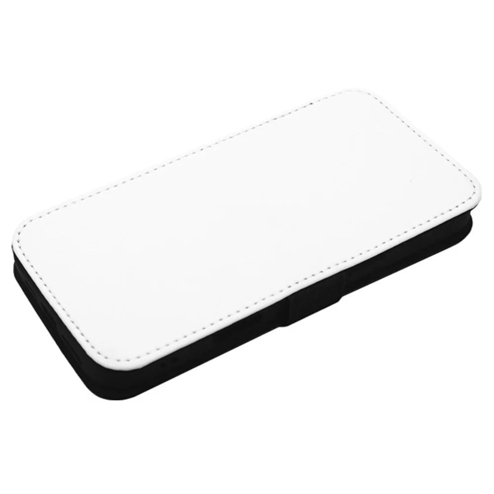 For iPhone 16 Plus Case PU Leather Sublimation Blank Smart Phone Cover with Card Holder - 3