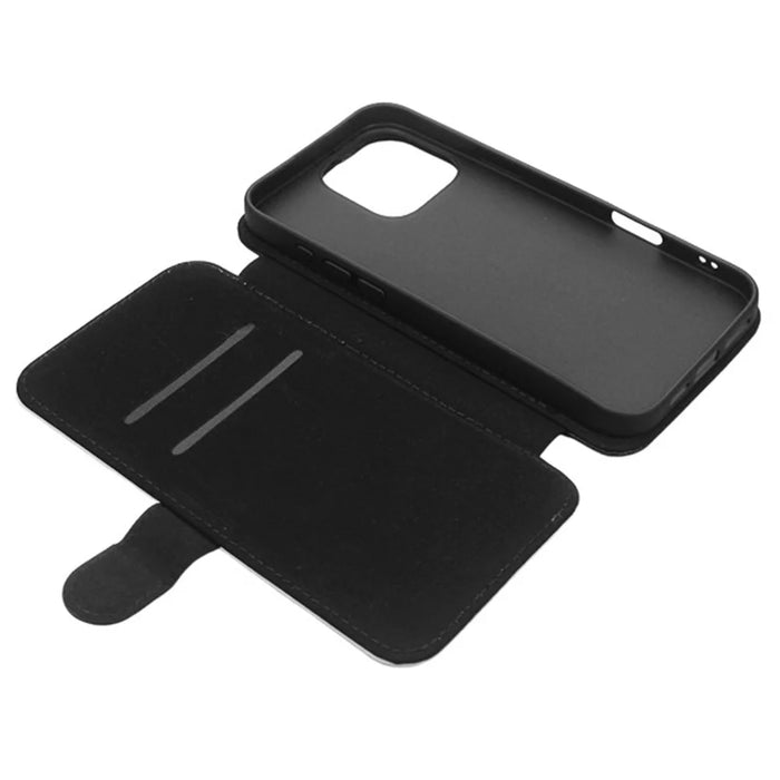 For iPhone 16 Pro Max Case PU Leather Sublimation Blank Smart Phone Cover with Card Holder - 2