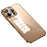 SULADA For iPhone 16 Pro Case Ultra-Thin Electroplated TPU Clear Phone Cover - Gold - 1