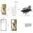 10Pcs / Pack For iPhone 16 Pro Case Four Corners Anti-Drop PC+TPU Phone Cover Support Heat Transfer Printing - 4