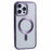For iPhone 16 Pro Max Case Matte Electroplating Phone Cover Compatible with MagSafe - Dark Purple - 1