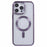 For iPhone 16 Pro Case Matte Electroplating Phone Cover Compatible with MagSafe - Dark Purple - 3