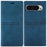For Google Pixel 9 Pro XL Wallet Case Magnetic Closing Leather Phone Cover - Blue - 1