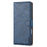 N.BEKUS CSJ-001 For iPhone 16 Plus Stand Case PU Leather Wallet Phone Cover - Blue - 5